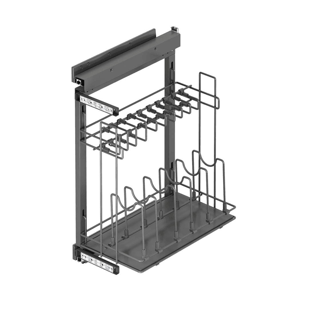 Porte-casserole coulissante 450 mm, Gauche